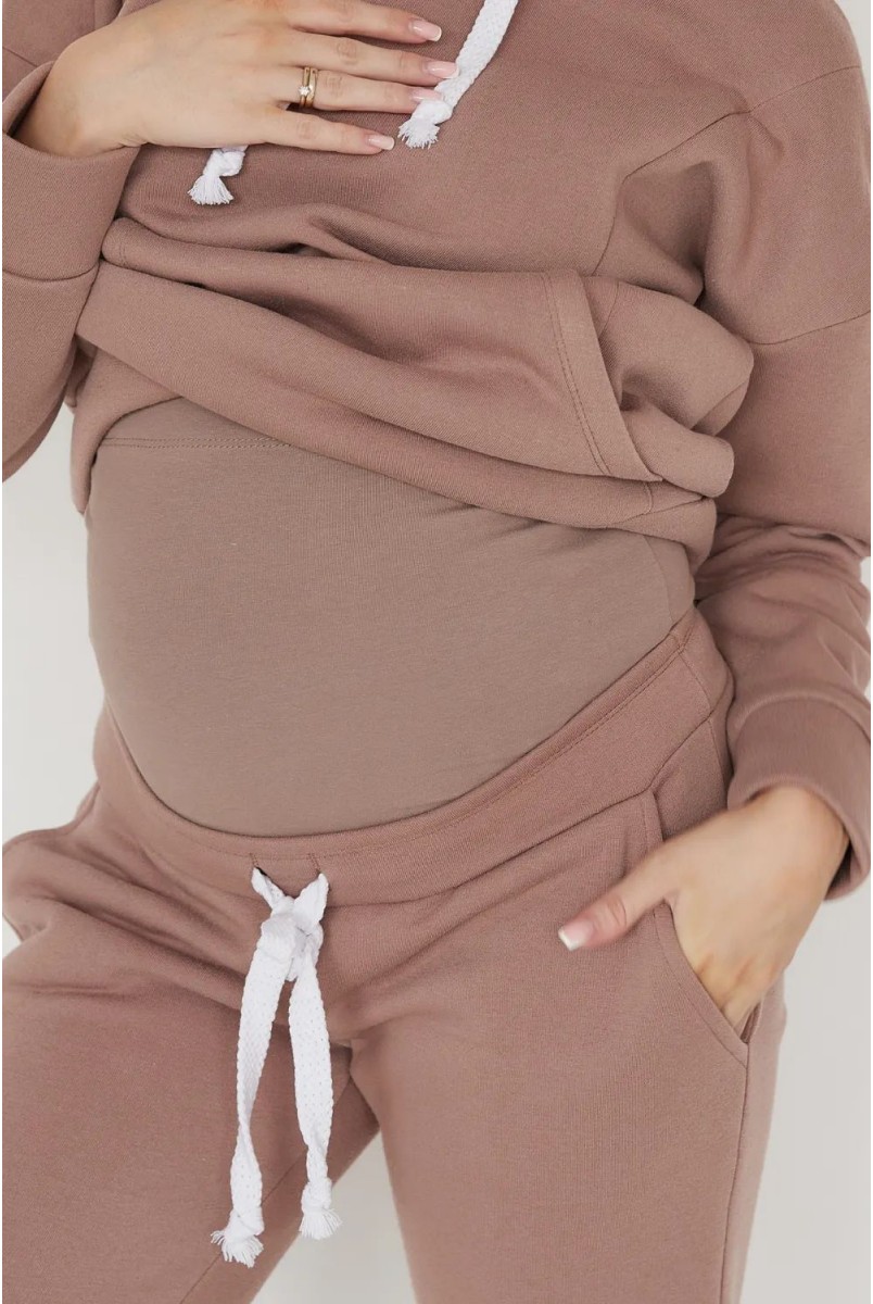 Спортивний костюм для вагітних та годування To be 4218115 коричневий