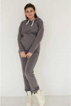 Спортивний костюм для вагітних та годування To be 4218115 сірий