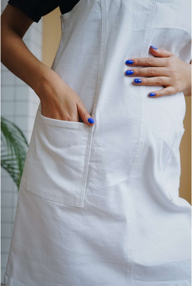 Сарафан женский из джинсовой ткани 3147464 для беременных и кормления
