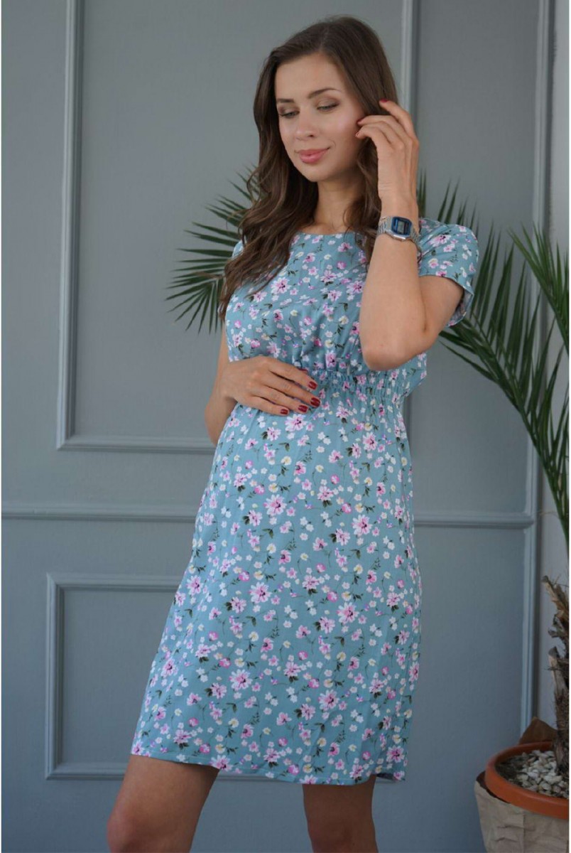 Платье 3178725 оливковый для беременных и кормления