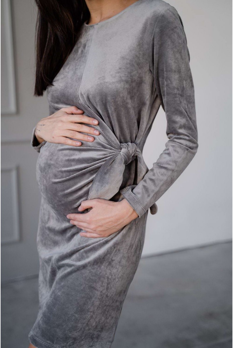 Платье 4208127 туман гавани для беременных и кормления