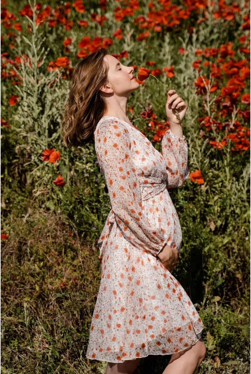 Платье для беременных и кормления To be 1461704 молочный