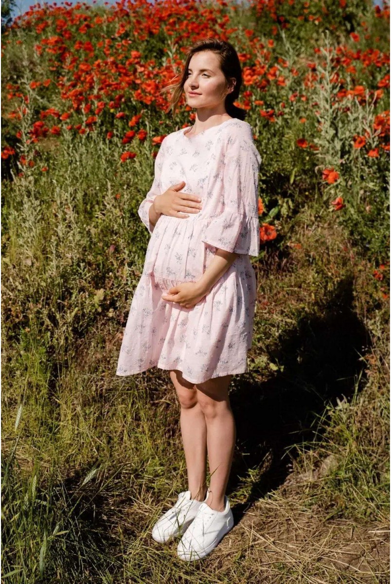 Платье для беременных и кормления To be 4250717 персиковый