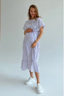 Платье для беременных и кормления To be 4337748 белый