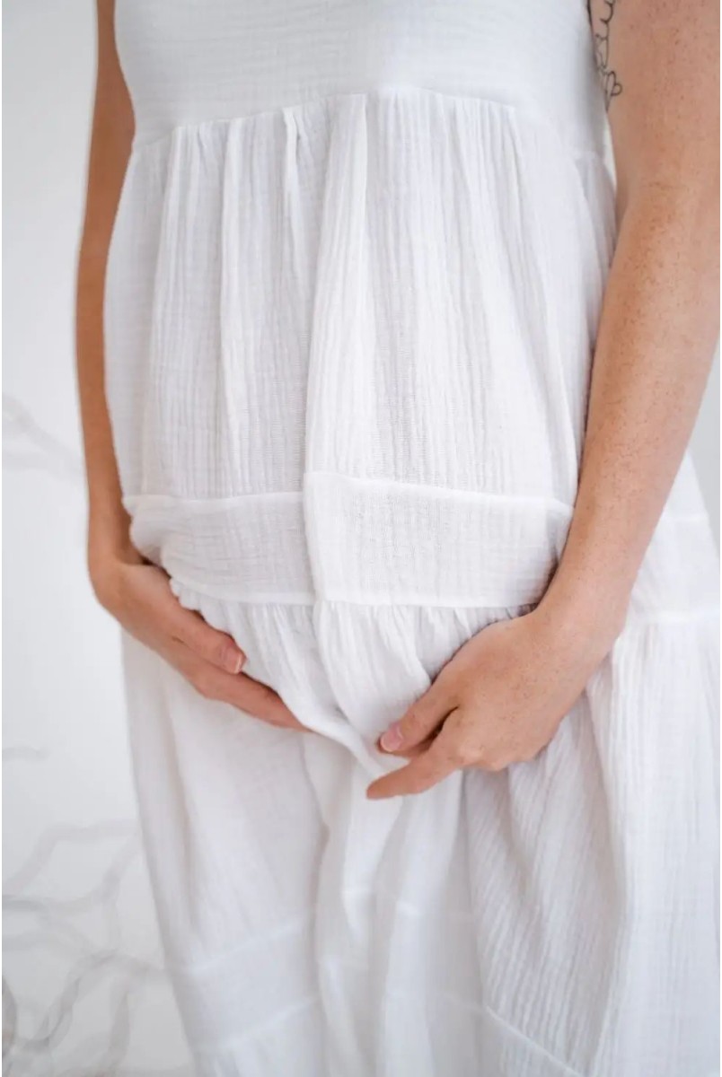 Платье для беременных To be 4323746 белый