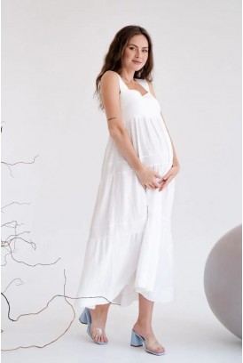 Платье для беременных To be 4323746 белый