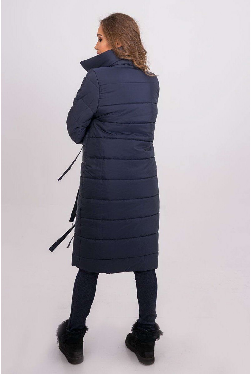 Зимняя куртка арт. 3146383 синий для беременных