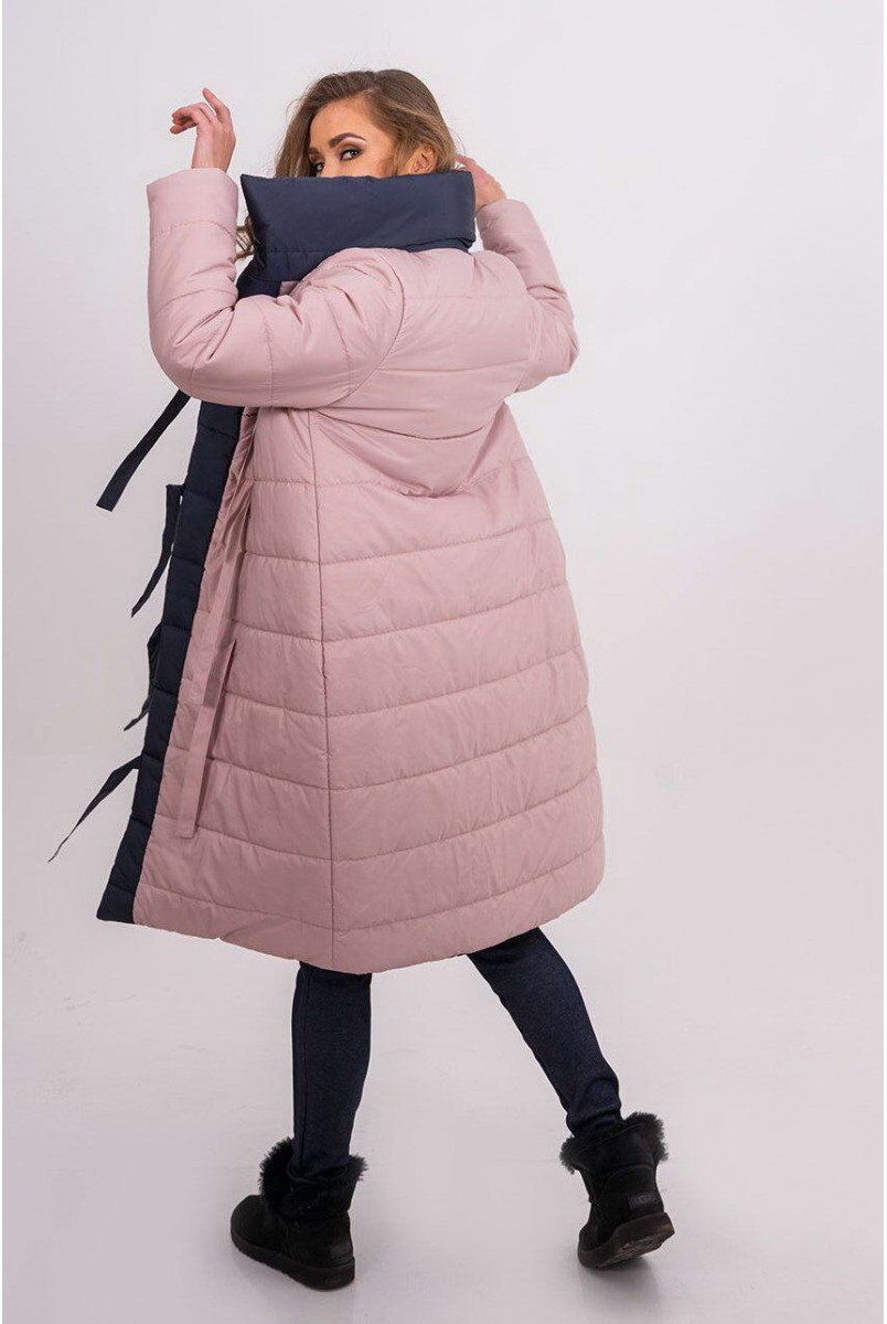 Зимняя куртка арт. 3146383 синий для беременных