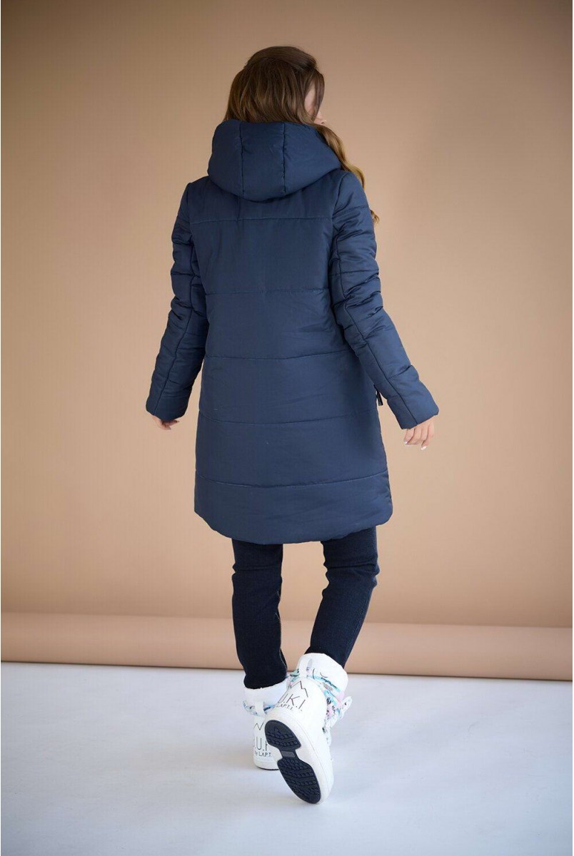 Зимняя куртка 3044272 темно-синий для беременных