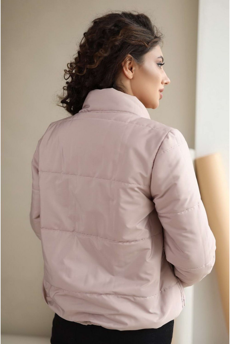 Демисезонная куртка арт. 1462274 пудра для беременных
