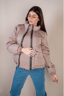 Демісезонна куртка 1462274 бежевий для вагітних