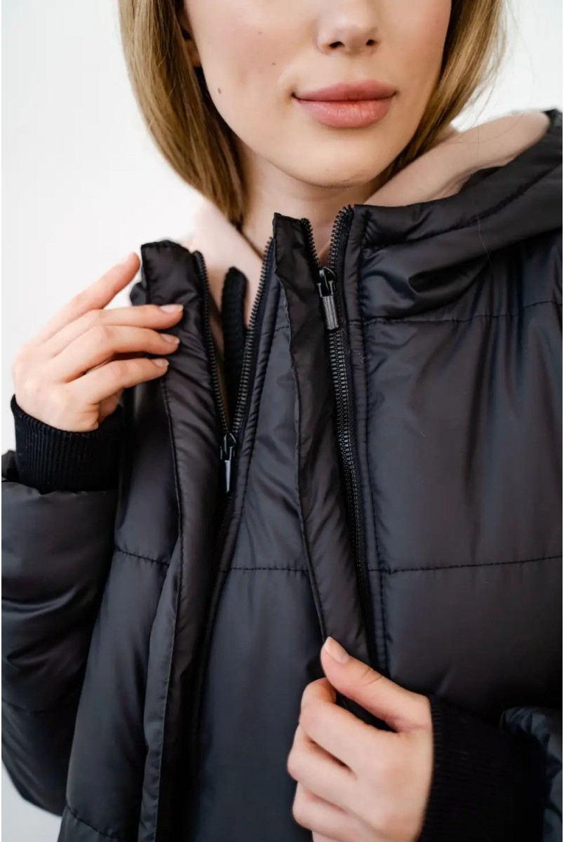 Зимова куртка для вагітних To be 4343274 чорний