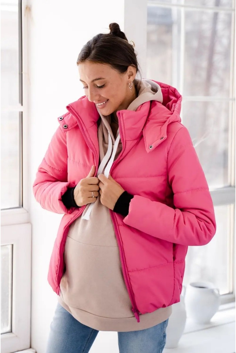 Зимняя куртка для беременных To be 4341275 малиновый