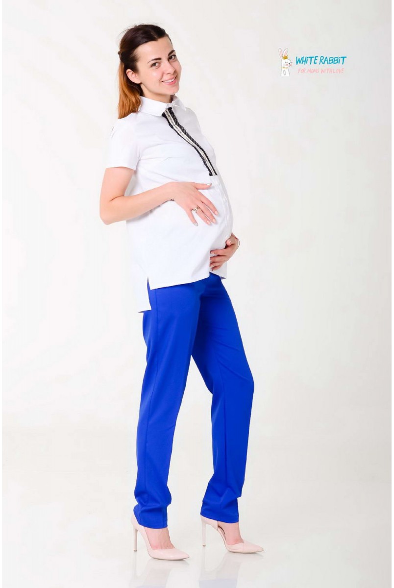 Брюки Classic Pants (Ярко-Синий) для беременных 