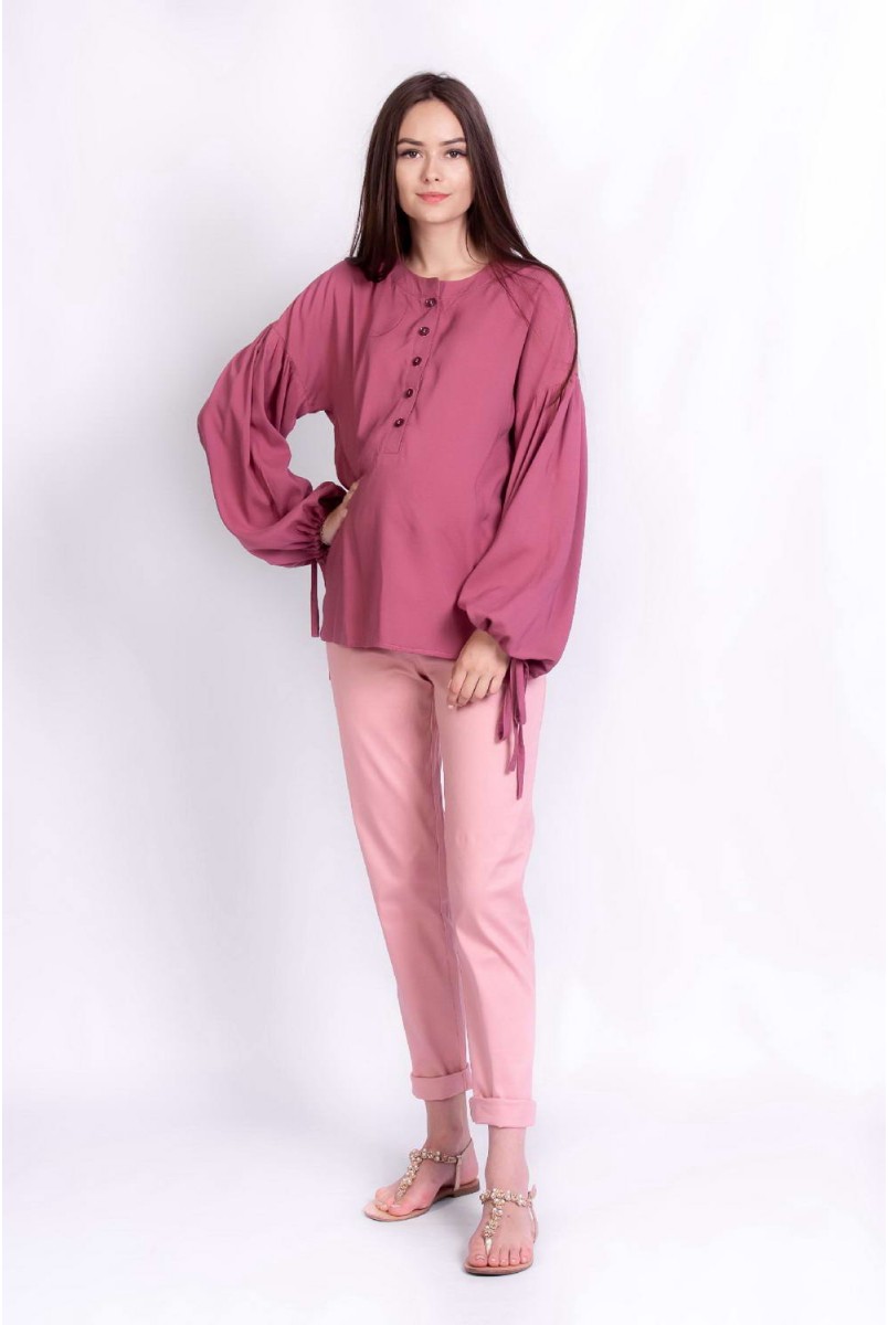 Блуза RUSTIC темно-розовый для беременных и кормящих