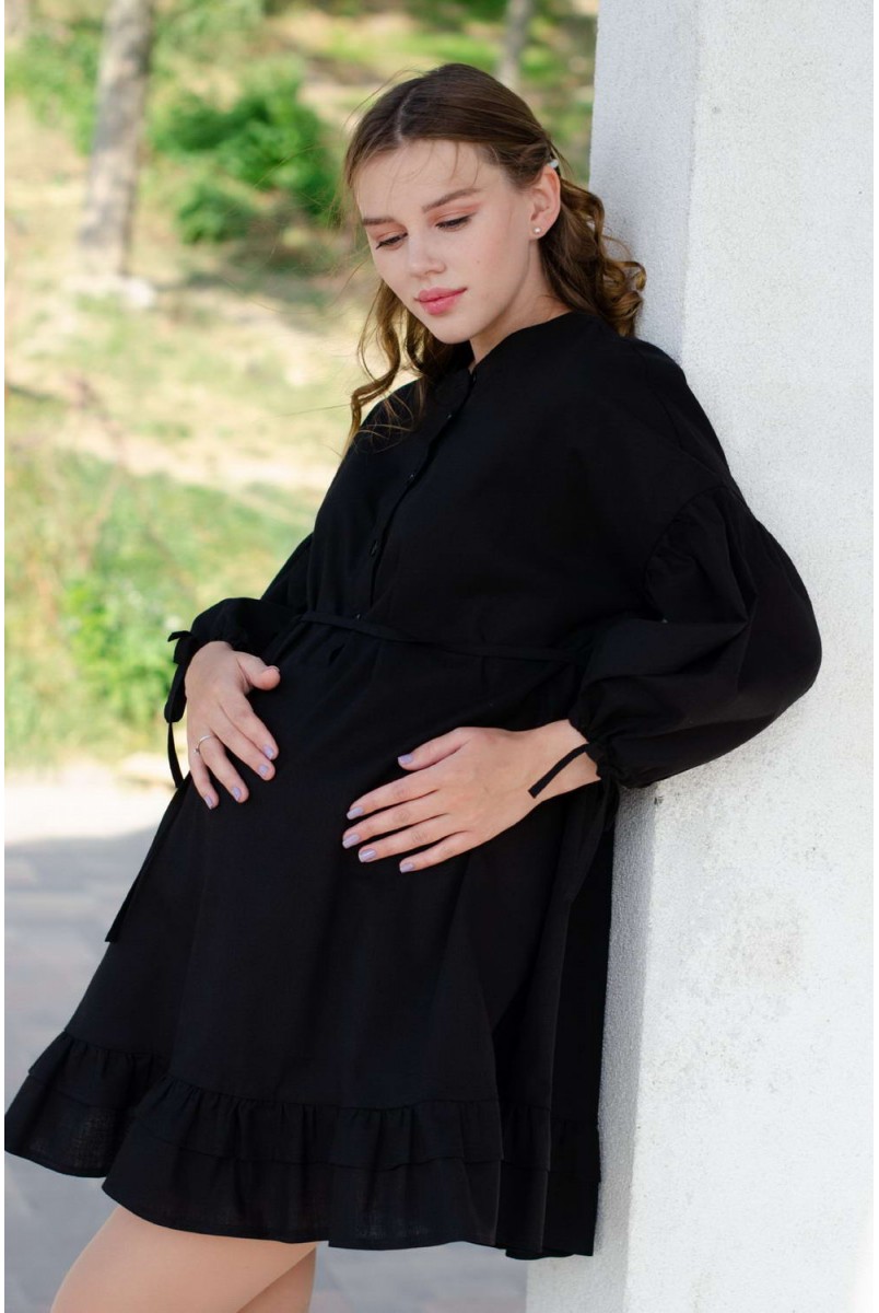 Сукня SOFFY чорний для вагітних і годування