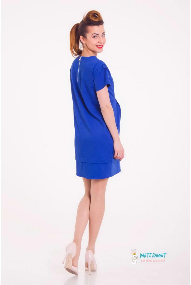 Сукня Betty яскраво-синій для вагітних і годування