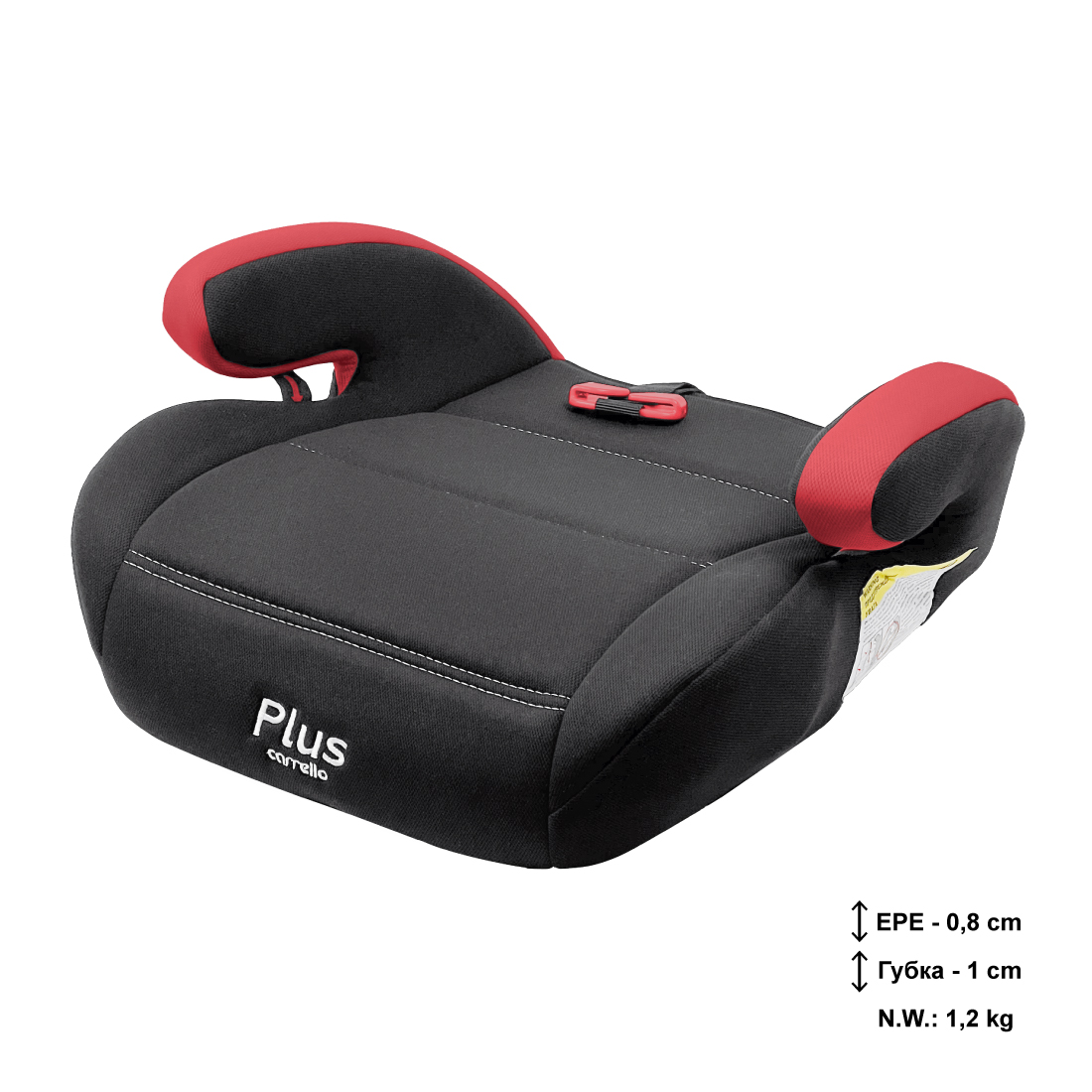 Автокрісло-бустер Plus CRL-16007 Storm +направляючий ремінь 75см, Carrello